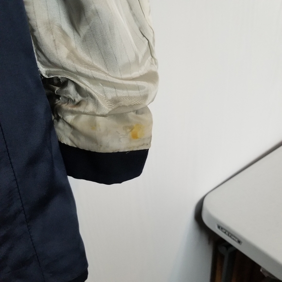 Yves Saint Laurent YSL Blazer Suit Jacket Navy  Blue Sport Coat Men's  Wool - Picture 9 of 16